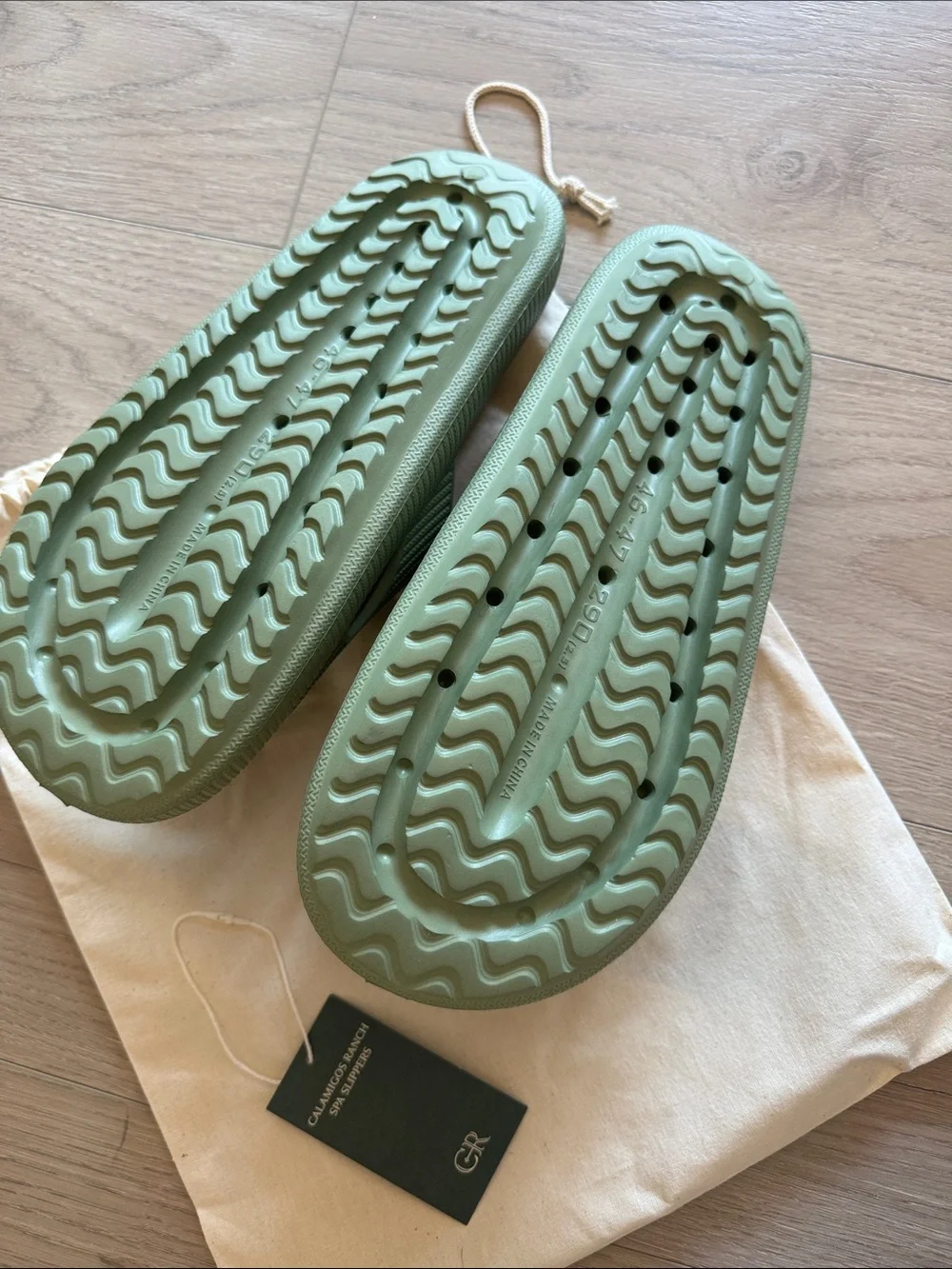 Calamigos Ranch Malibu Spa Slippers size 12
